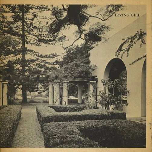 McCoy, Esther, Louis Danziger [Designer], Marvin Rand [Photographer]: IRVING GILL 1870 – 1936. Los Angeles County Museum [in collaboration with The Art Center in La Jolla], 1958.