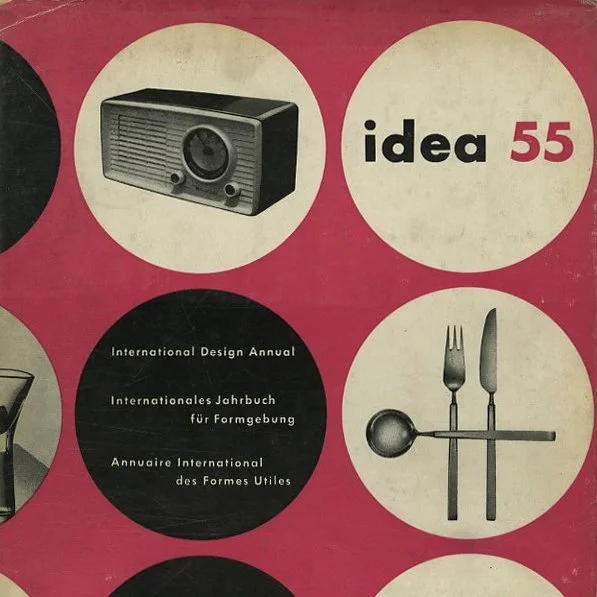 IDEA 55 [International Design Annual . . .]. New York: Wittenborn, Inc., 1955. Gerd Hatje, Editor.