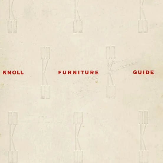 KNOLL. Herbert Matter [Designer]: KNOLL FURNITURE GUIDE [A Condensed Guide to the Knoll International Furniture Collection]. New York: Knoll Associates, Inc., [1956].