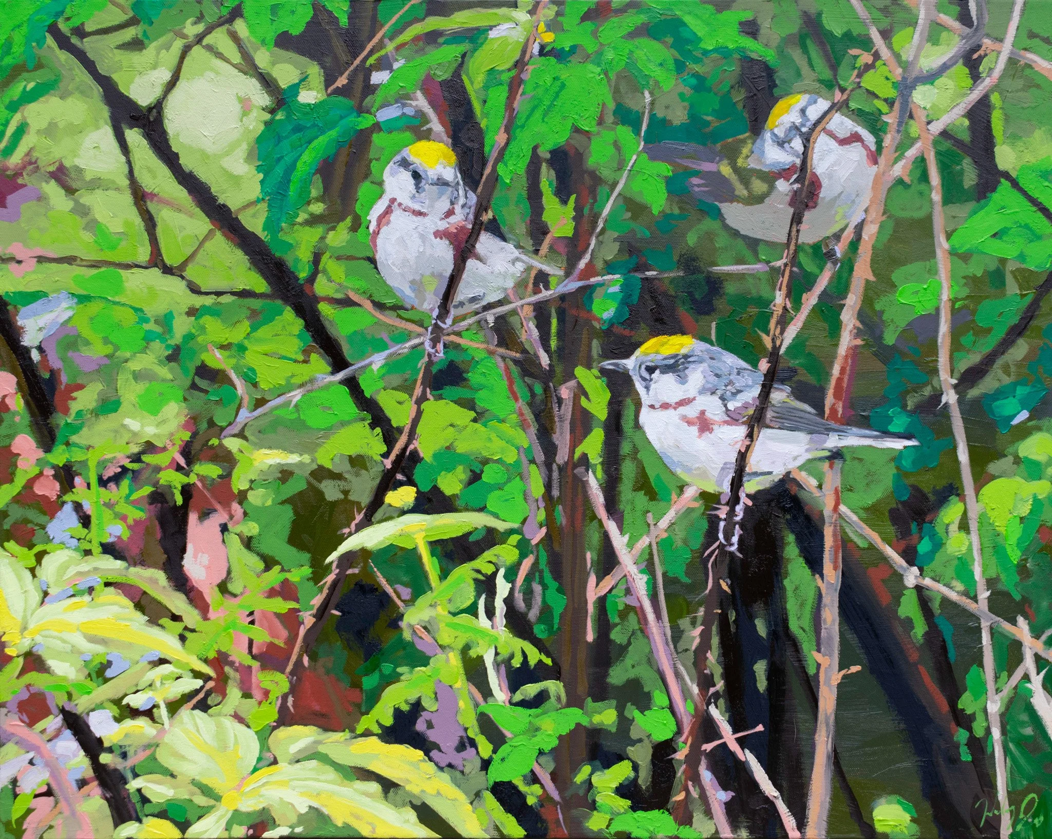 Every Which Way, 24x30", oil on canvas, 2024, $1,500
