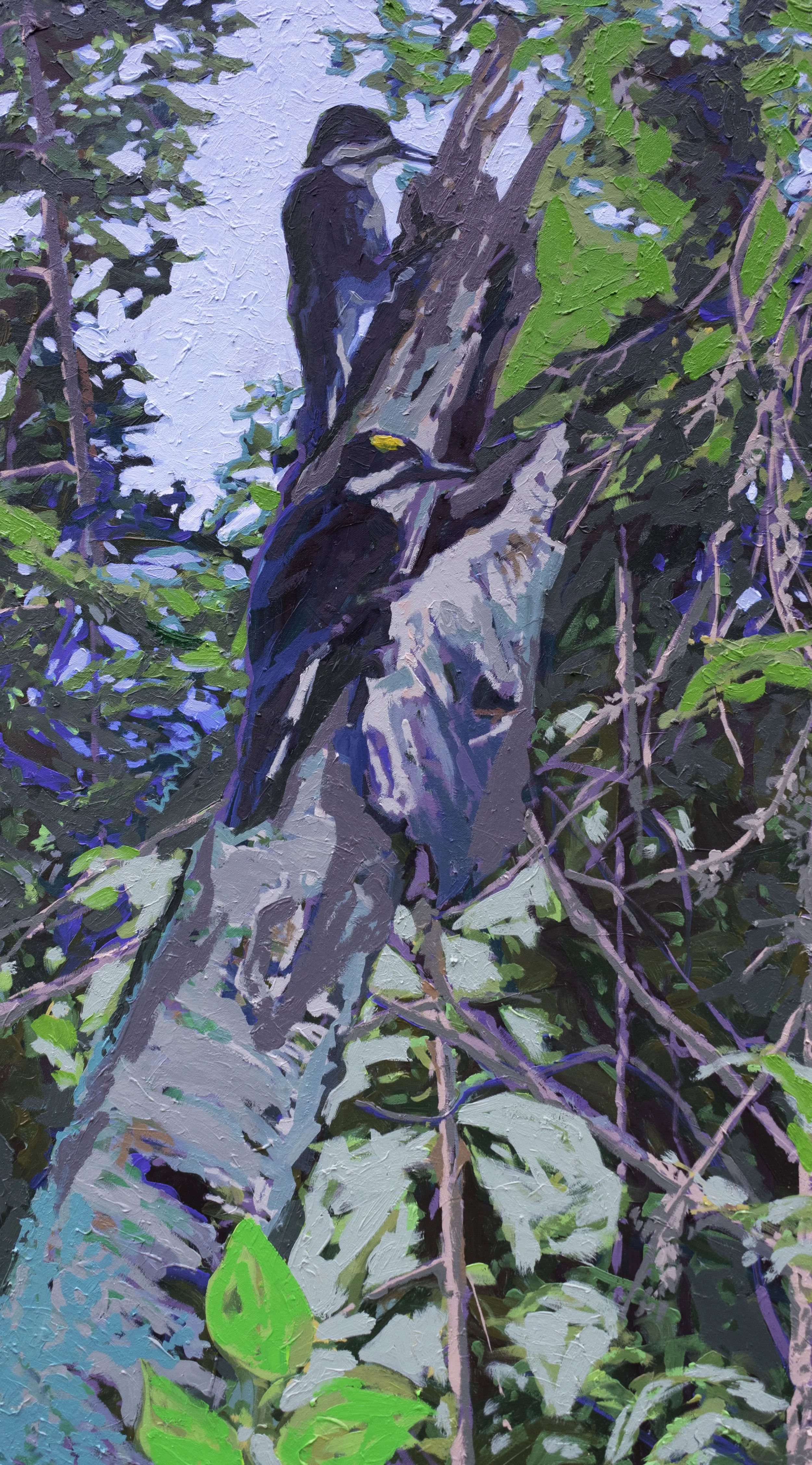 The Lifer, 32x18", oil on canvas, 2026, $750