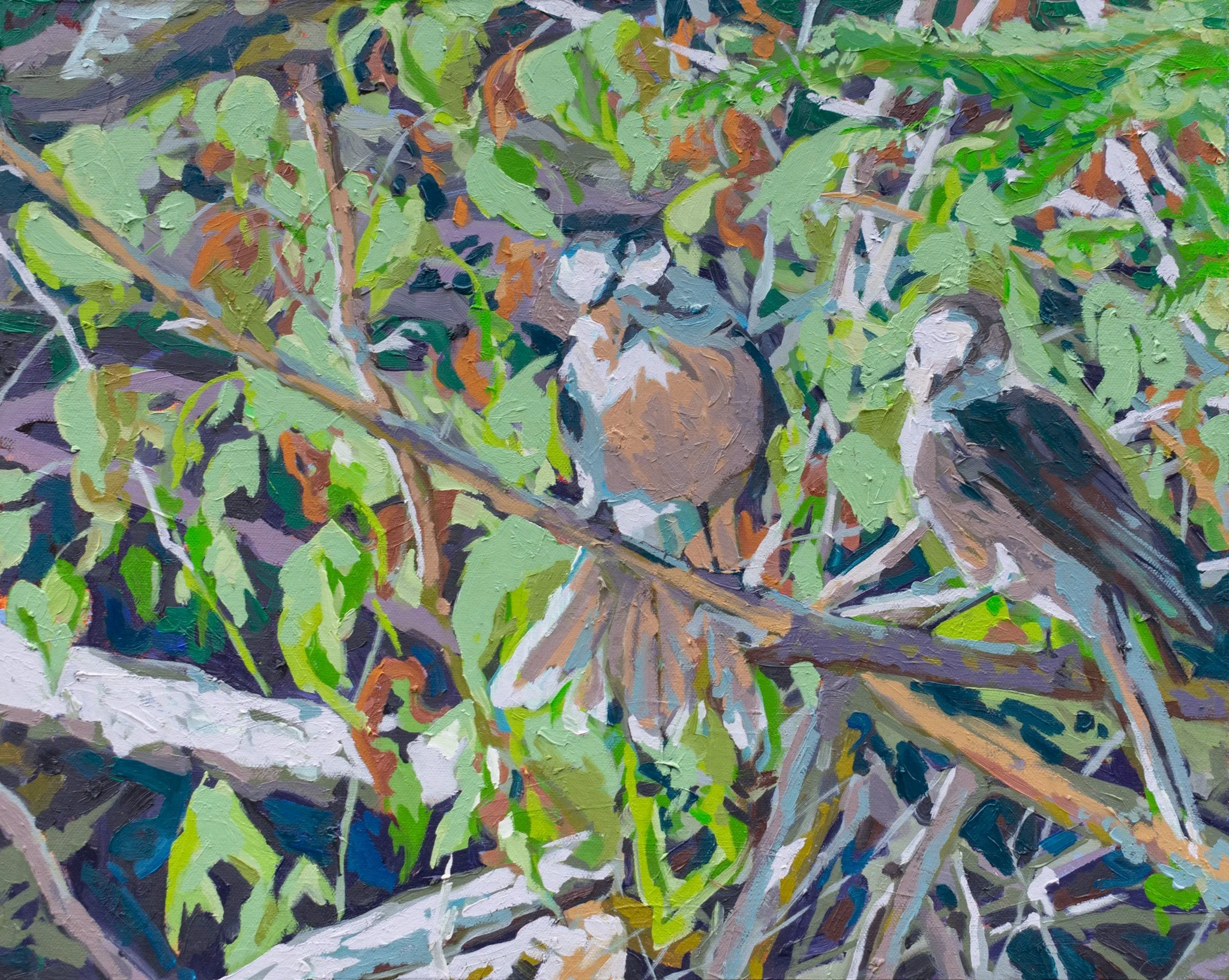 Sweet Greetings, 16x20", oil on canvas, 2025, sold