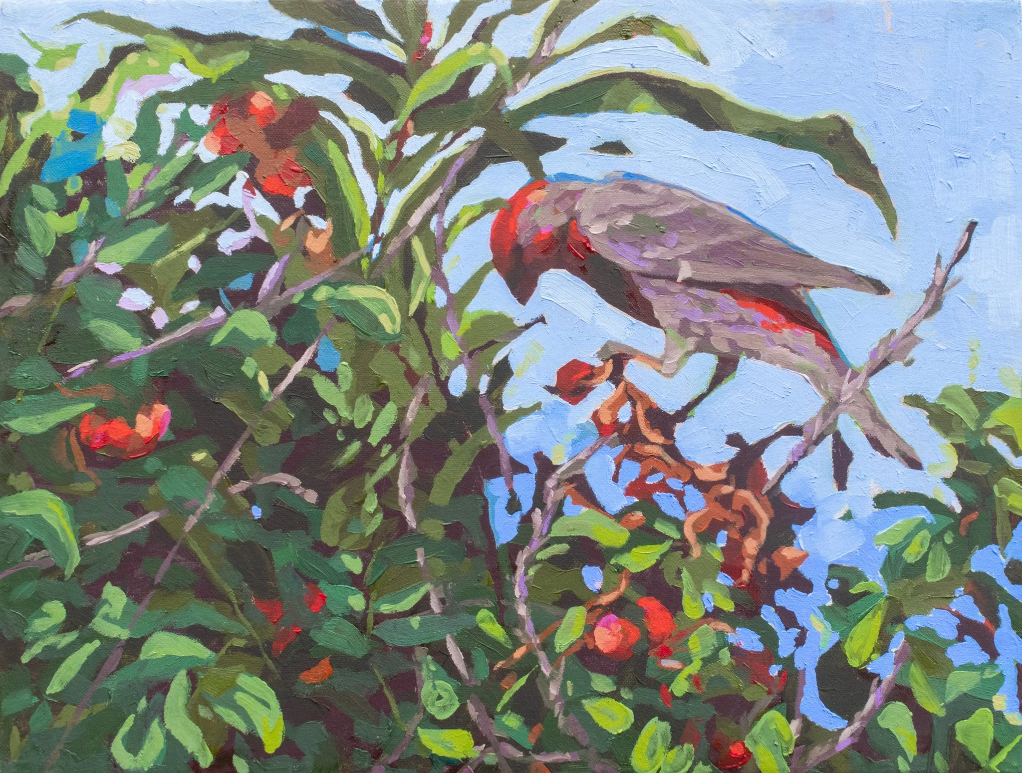 Fruitful, 12x16", oil on canvas, 2024, sold 