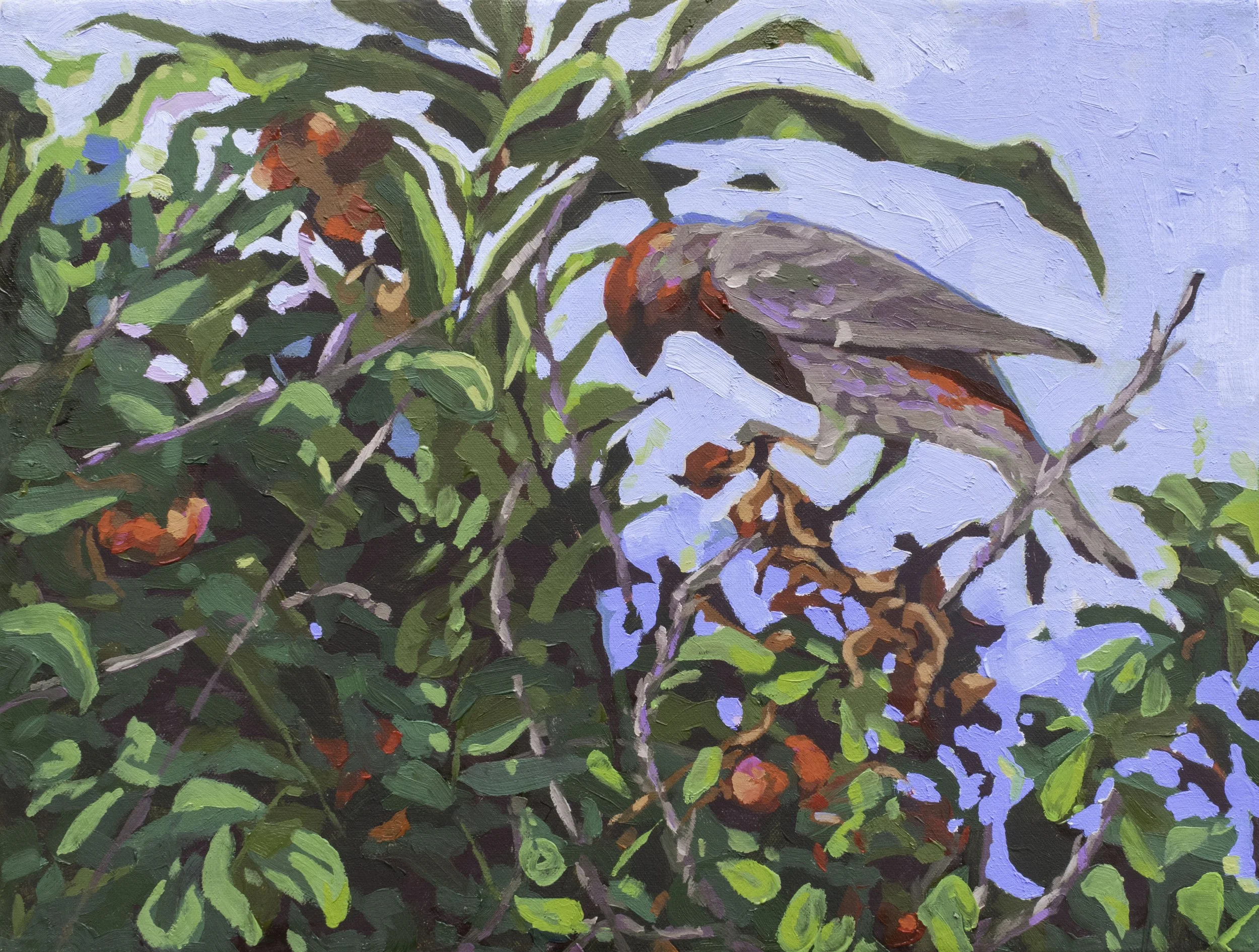 Fruitful, 12x16", oil on canvas, 2024, sold 