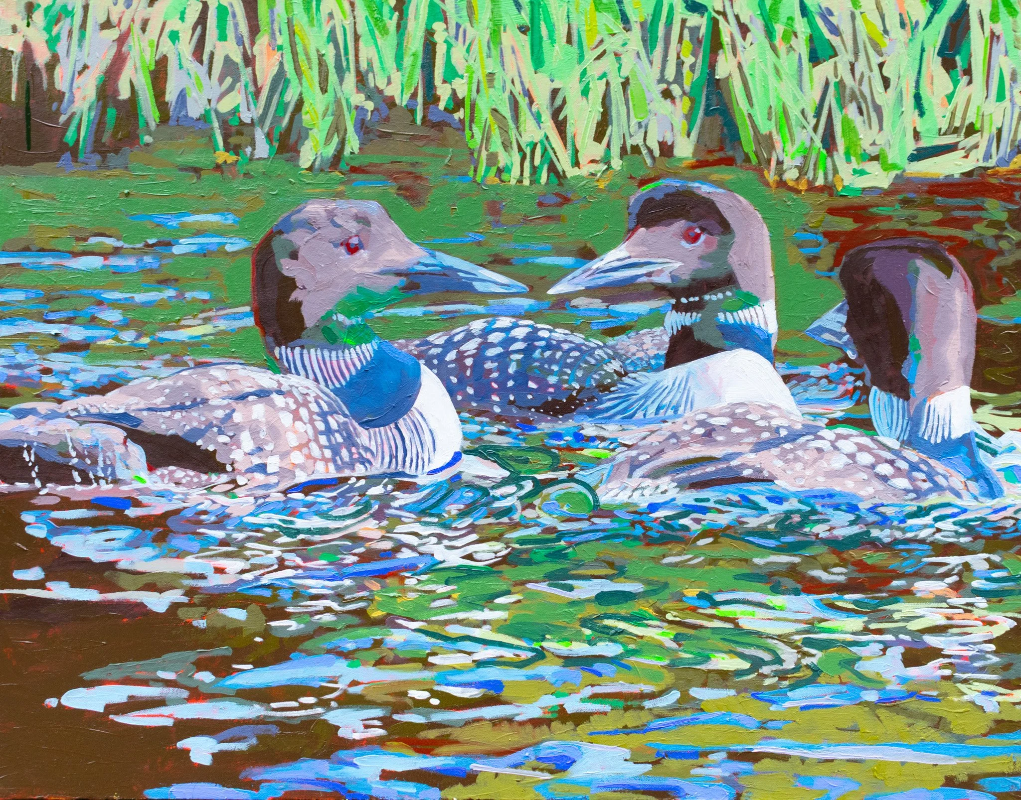 The Best Wildlife Experience of the Summer, 22x28", oil on canvas, 2026, $1,200