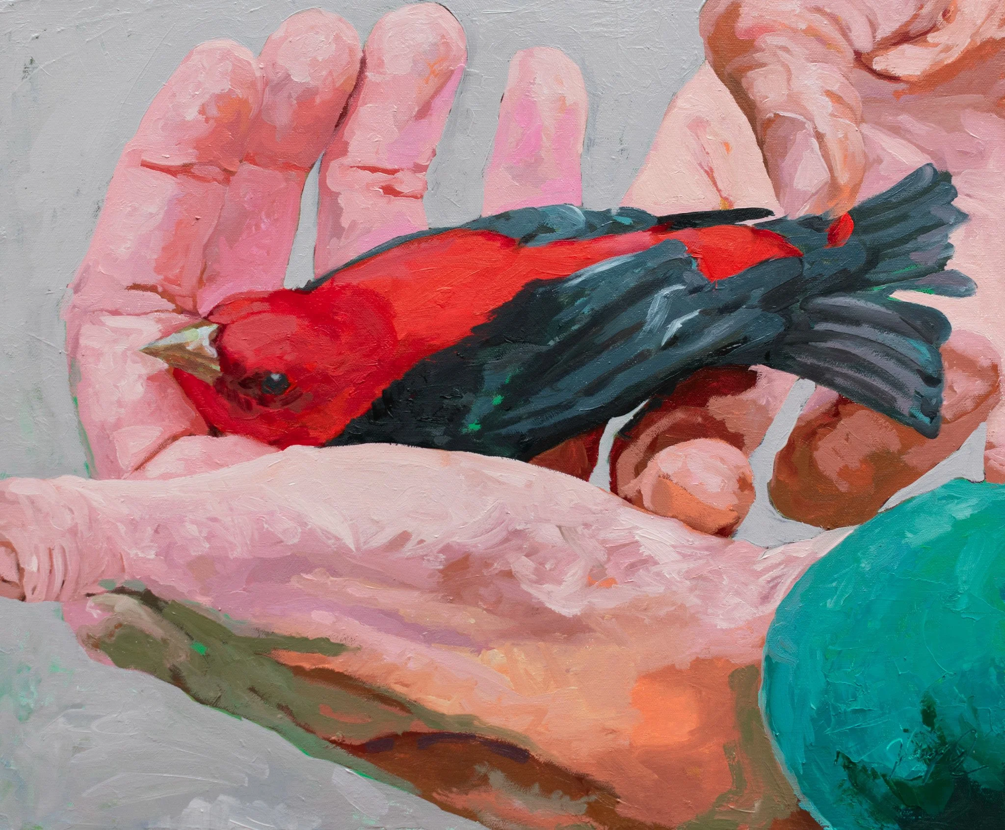Catch of the Day, 20x24", oil on canvas, 2023, sold 