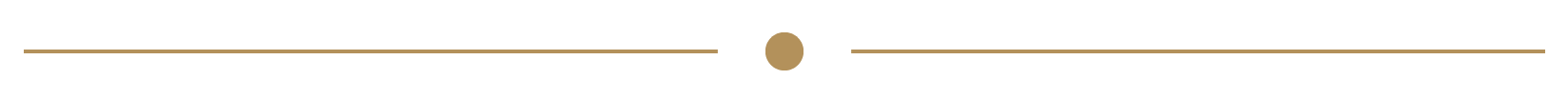 Minimalist graphic design with a black background, thin gold horizontal line at top and bottom, and a gold circle between the lines at the top.