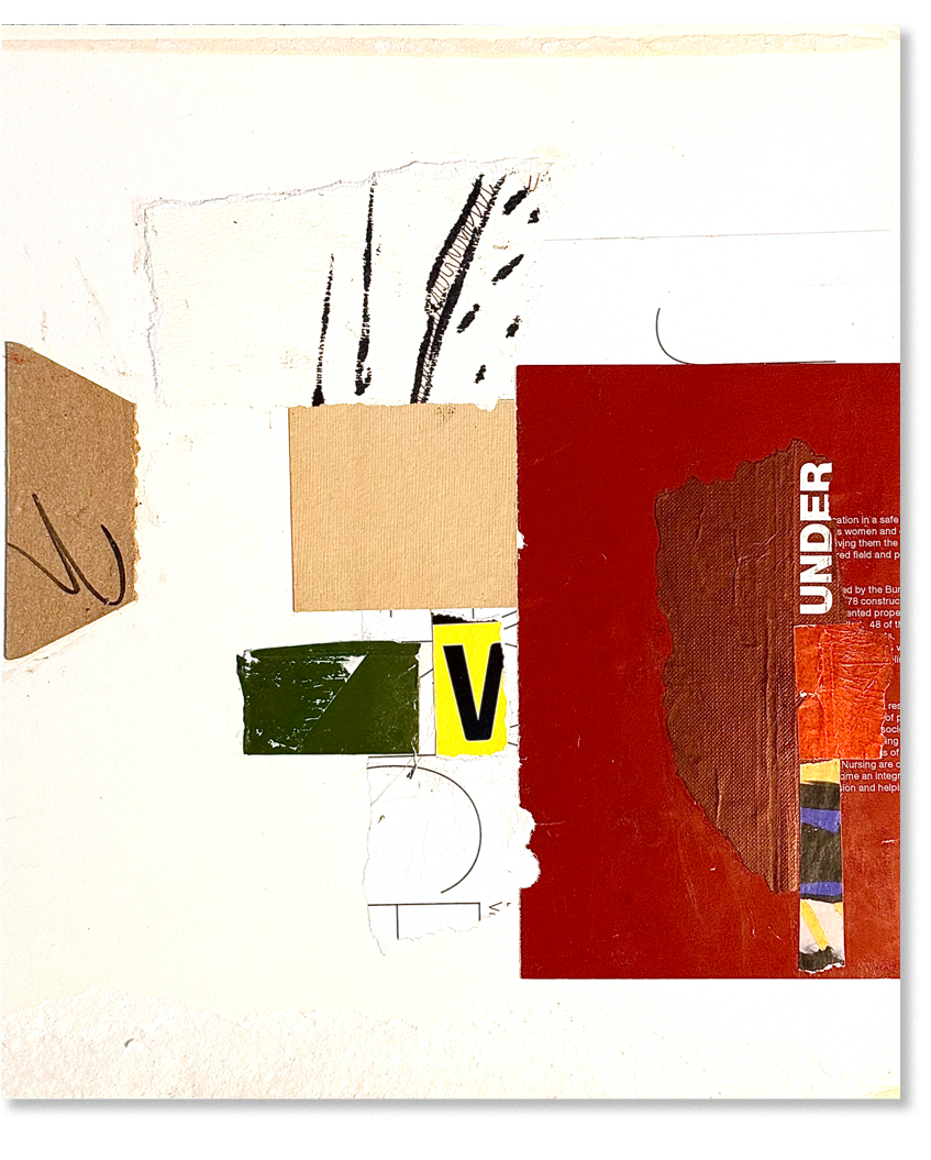 snow{.be+each_, collage, 12.5"H x 10.5"W