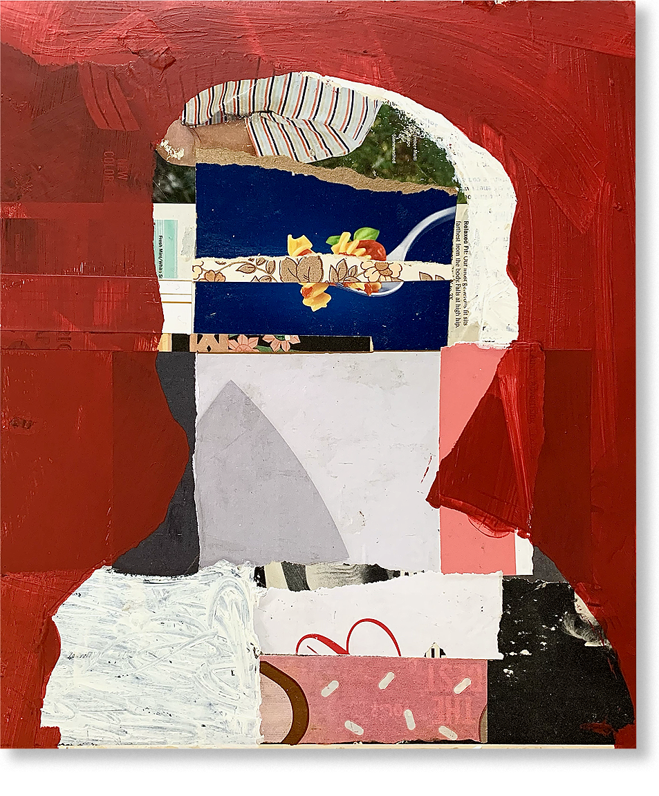 gwendolyn brooks, 2024, collage, 12.5"H x 10.5"W