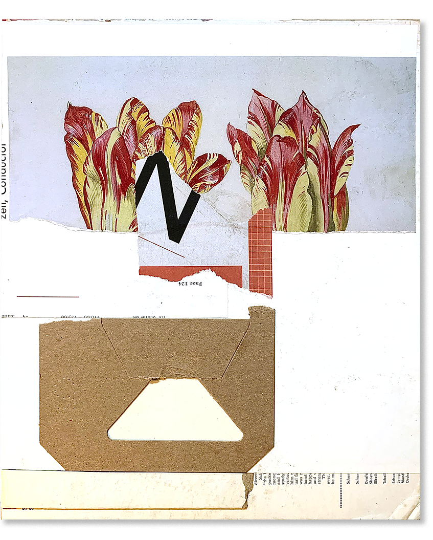 he _ m, collage, 12.5"H x 10.5"W