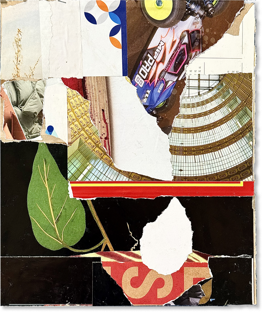 4e_ver.yours, collage, 12.5"H x 10.5"W