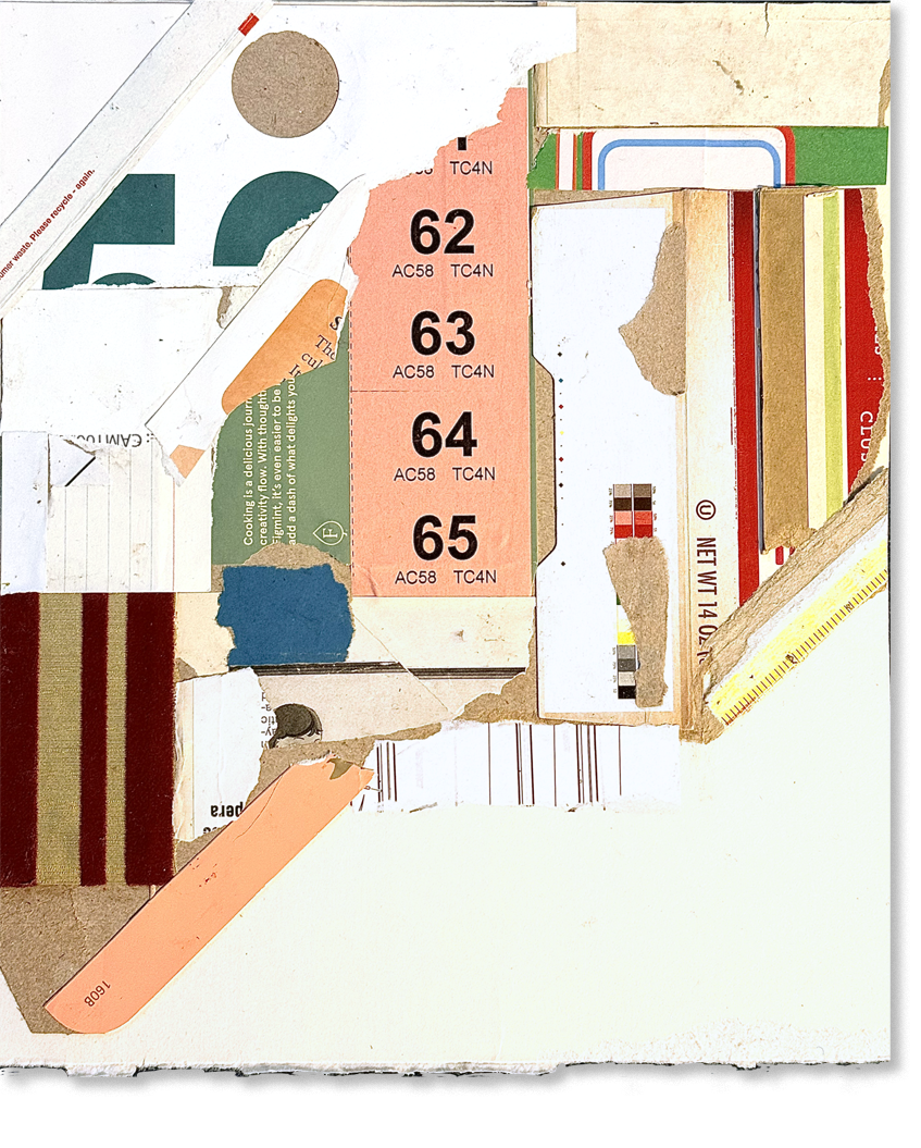 /tell.a_l.l the truth/, collage, 2026, 12.5"H x 10.5"W