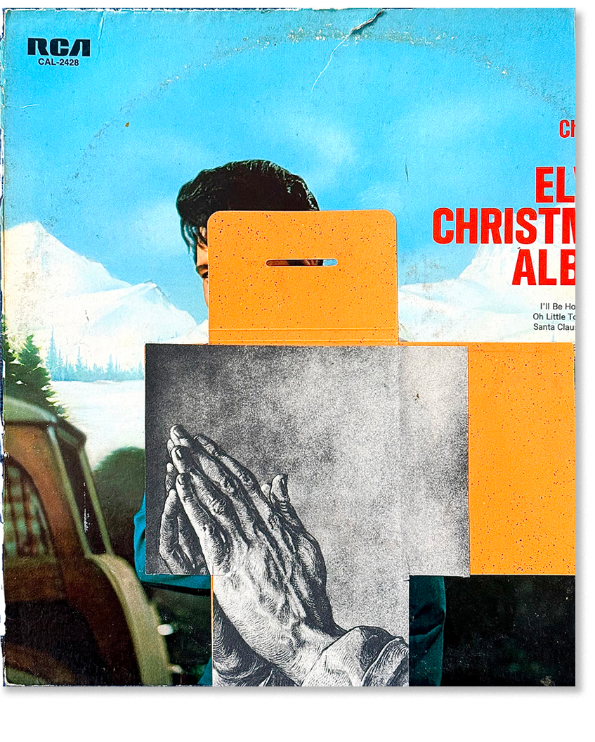 ci-.eL.christn.alb, collage, 12.5"H x 10.5"W