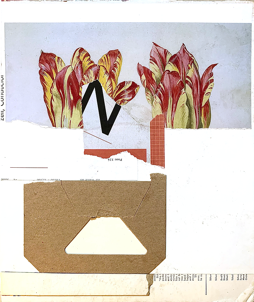 he _ m, collage, 12.5"H x 10.5"W