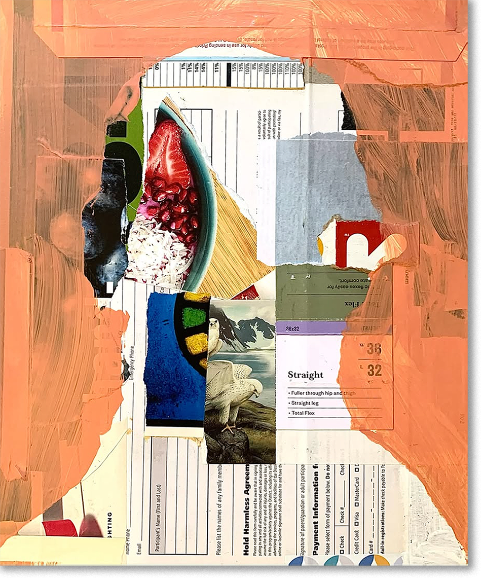 wallace stevens, 2024, collage, 12.5"H x 10.5"W
