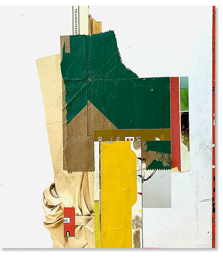 us.cameinto {m yheart, collage, 12.5"H x 10.5"W