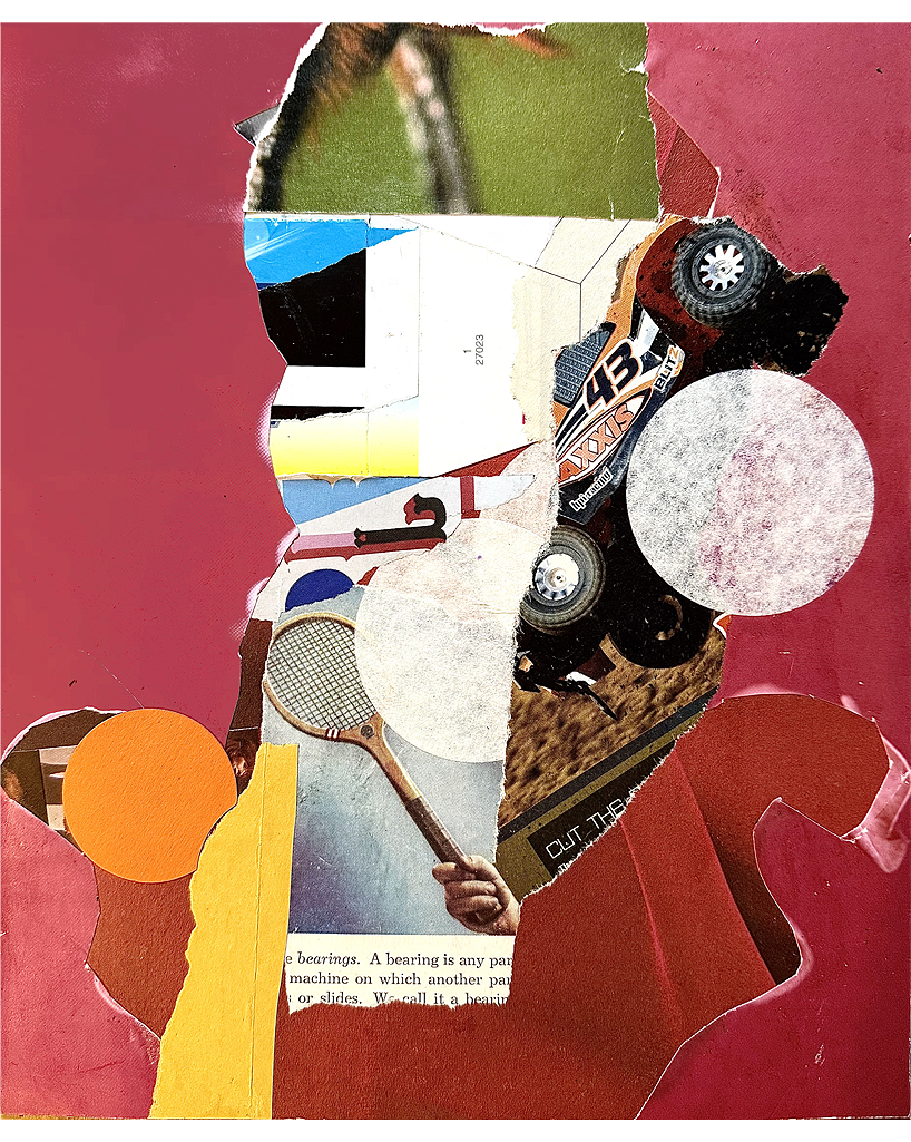 lot_ T3ry.frau d, collage, 12.5"H x 10.5"W