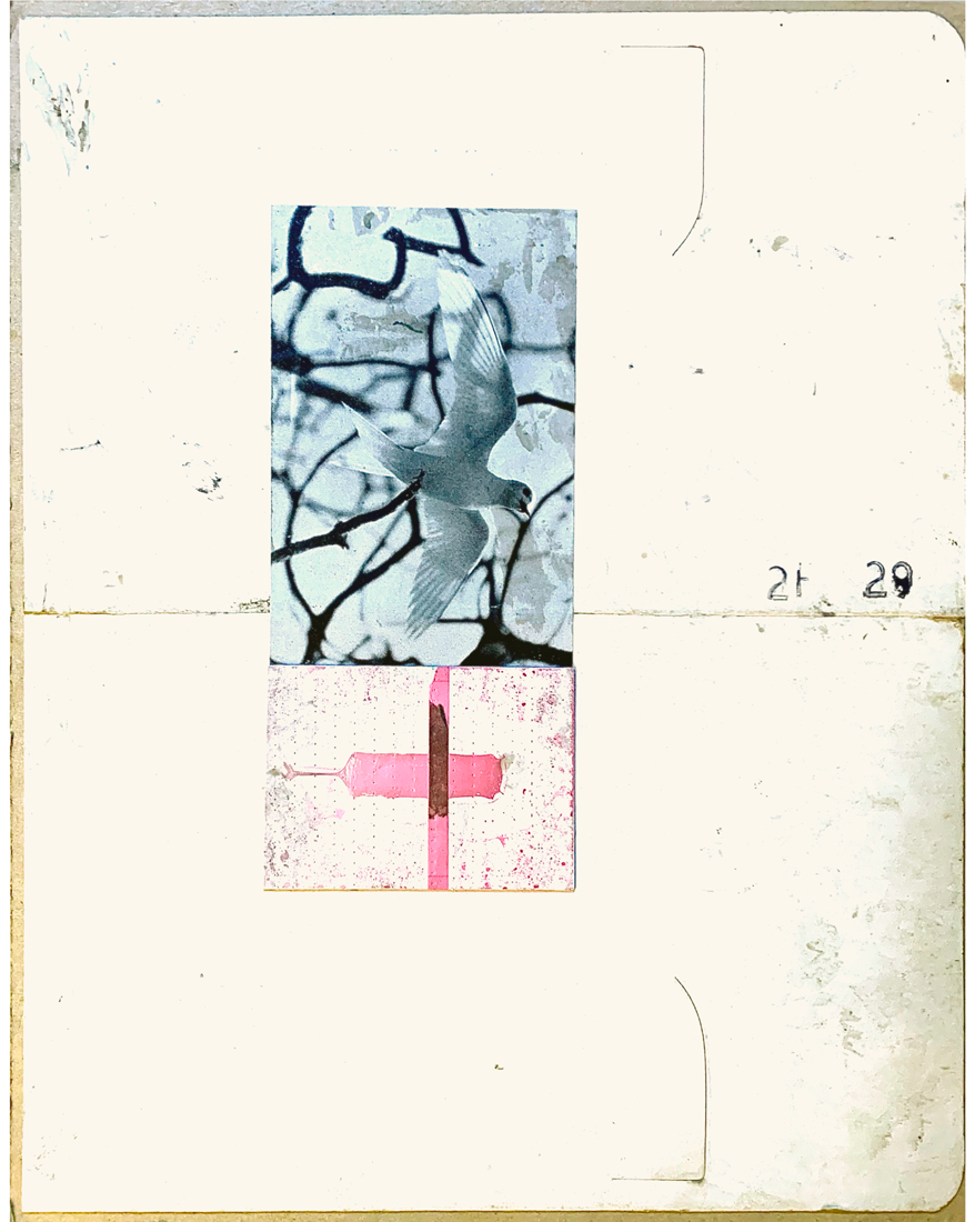unt_!tLed, collage, 12.5"H x 10.5"W