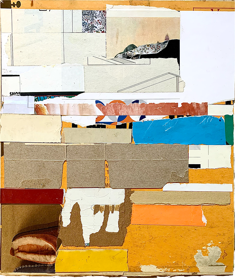 muf._f{Le, collage, 12.5"H x 10.5"W