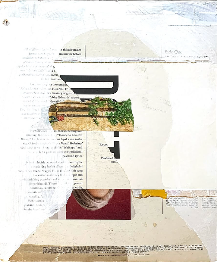 Su Hui, 2024, collage, 12.5"H x 10.5"W