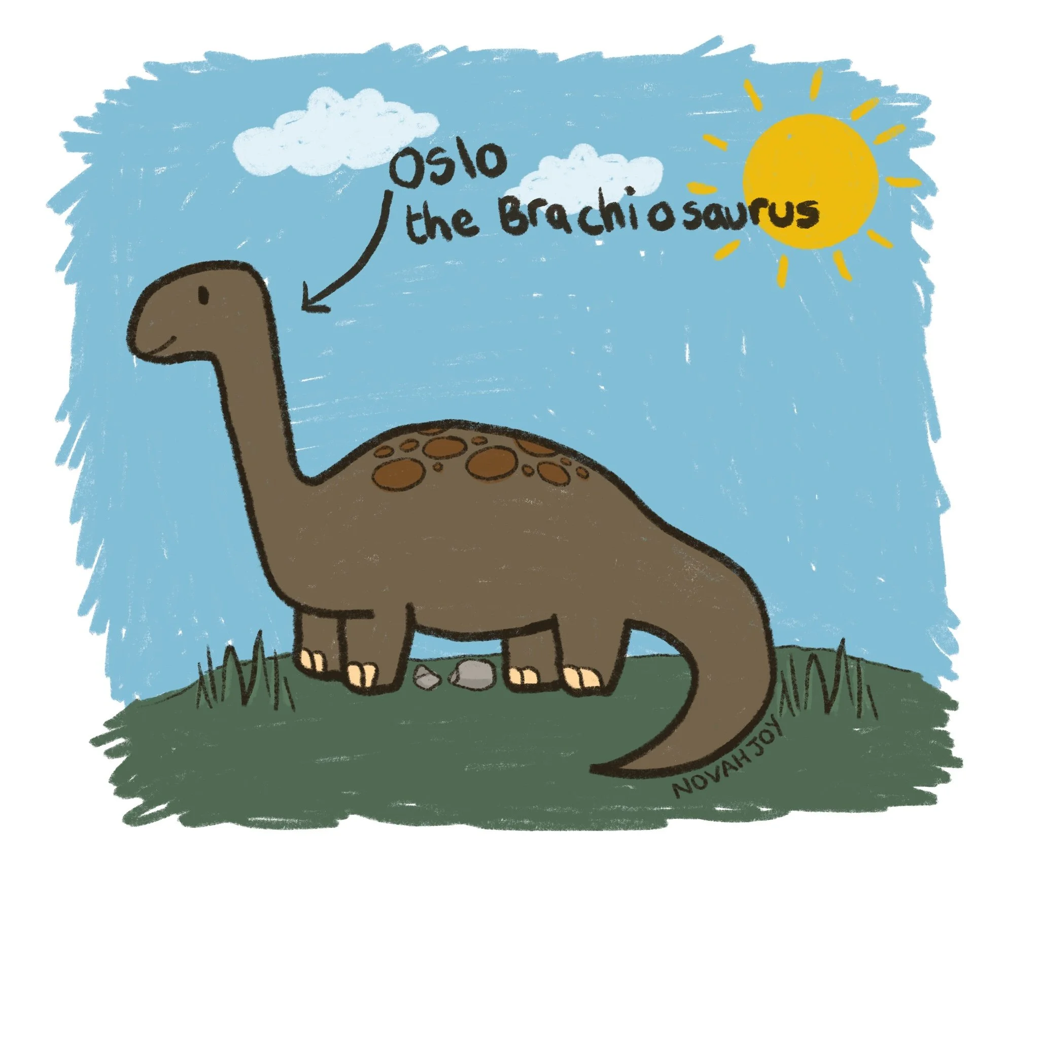 Oslo the brachiosaurus