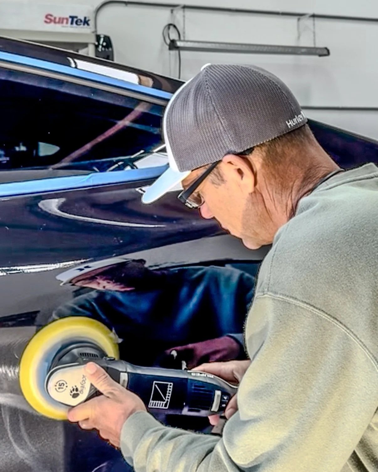 multi stage paint correction on a BMW M8