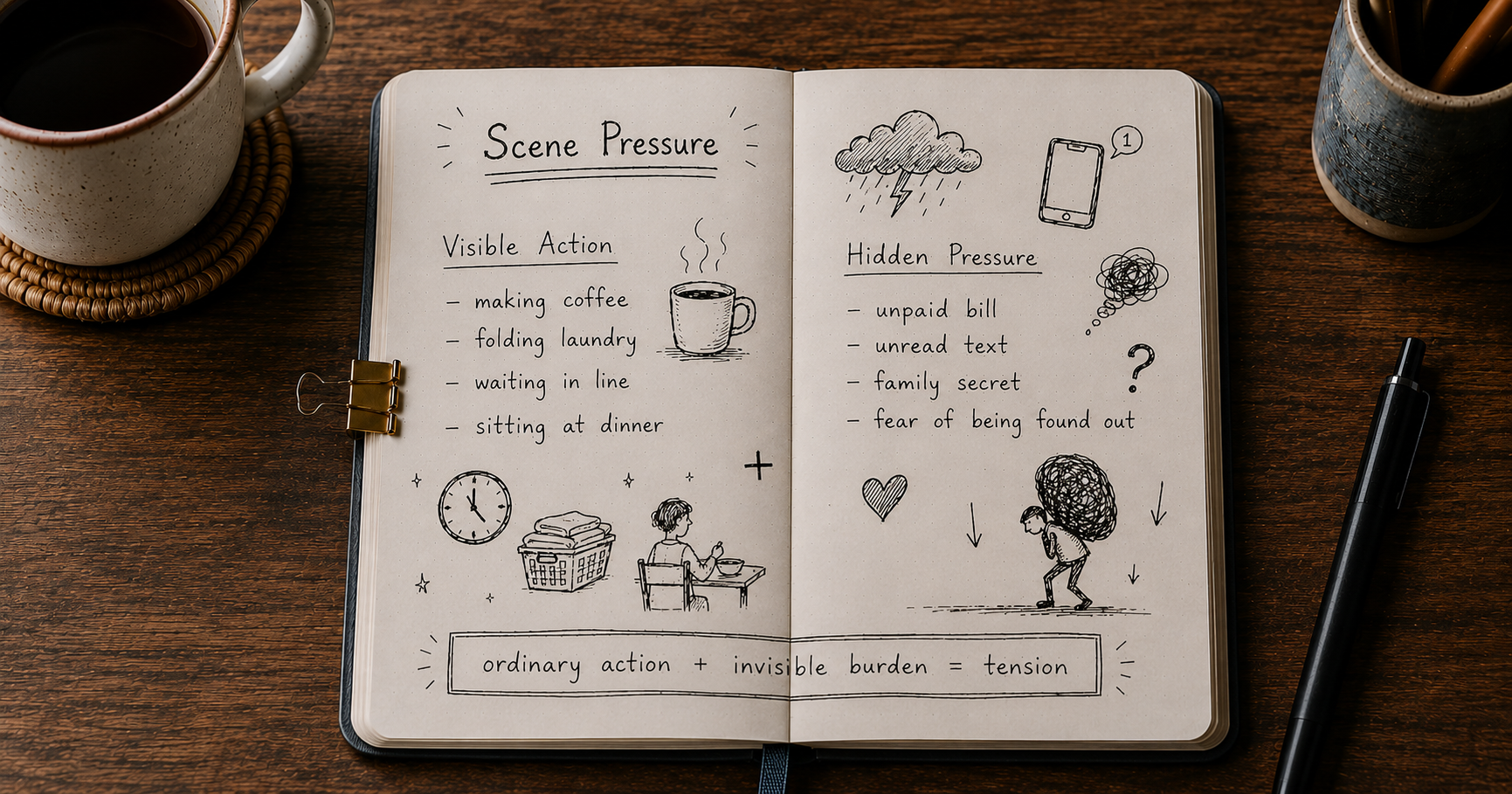 Before the Plot, There’s Pressure.
