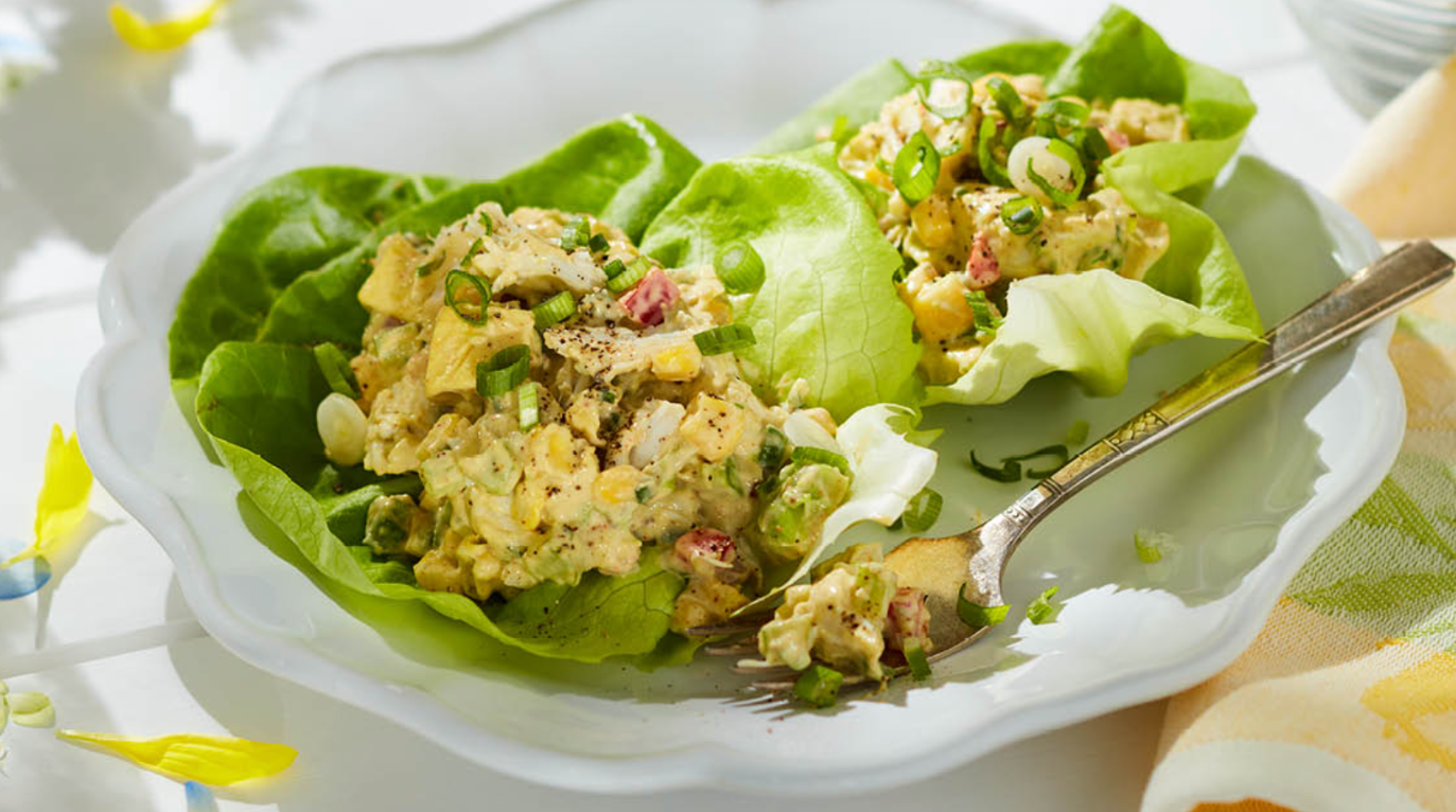 No Cook Summer Meal:      Crab-Avocado Wraps
