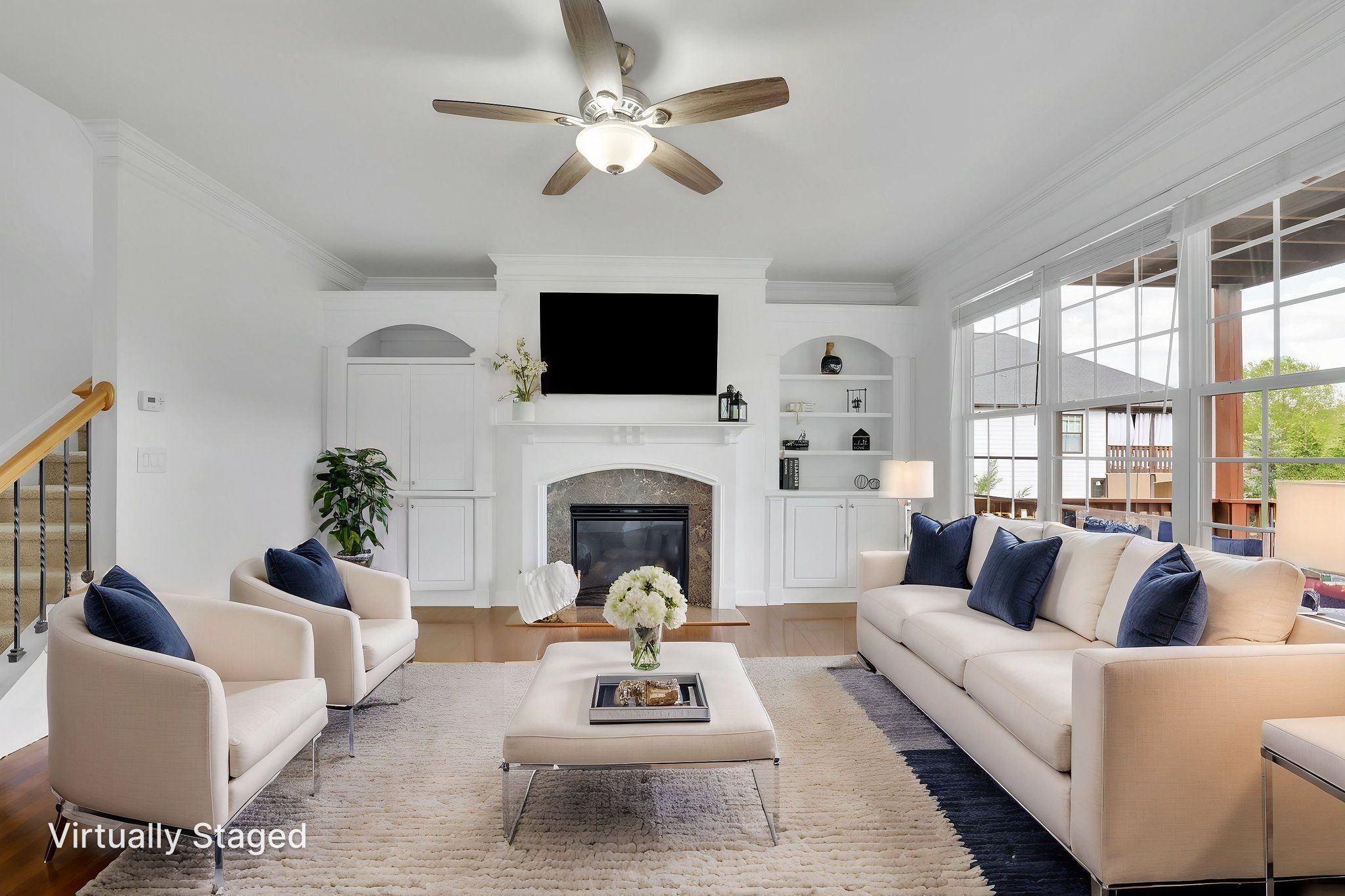 The result is a more open, inviting environment that allows buyers to immediately visualize themselves in the home.