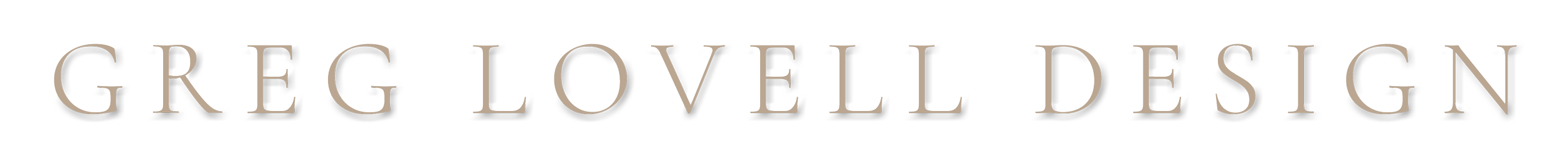 Text reading 'Grec Lovevle Design' in a stylized font with shadows.