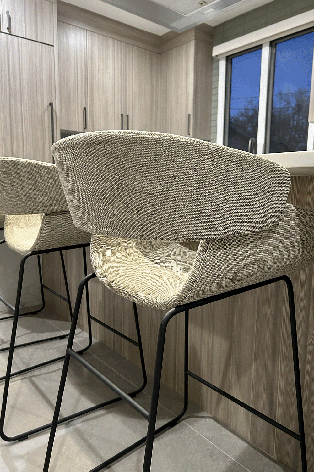 Mid-century modern bar stools.