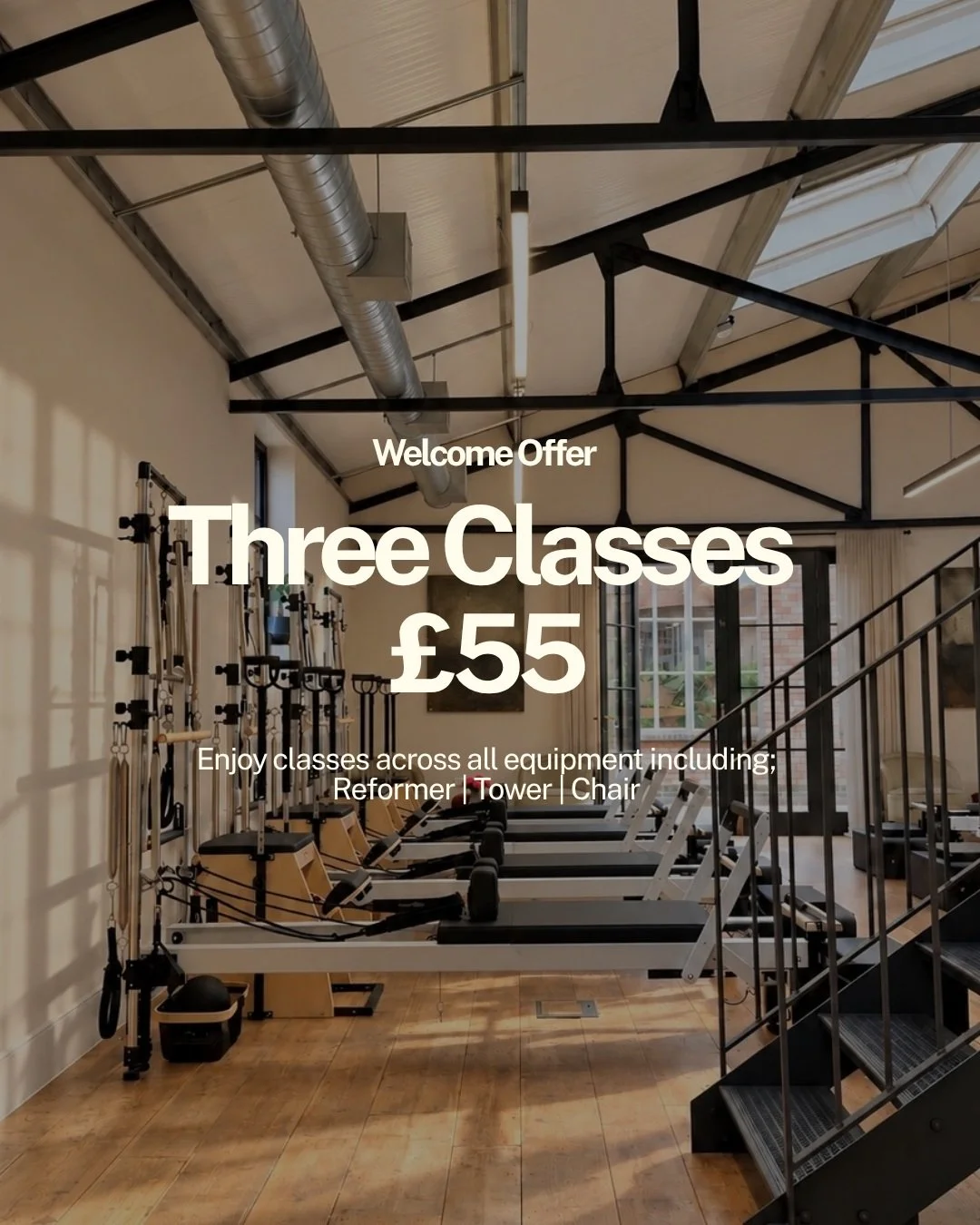 Be one of the first to enjoy our NEW Studio with our latest Intro Offer.