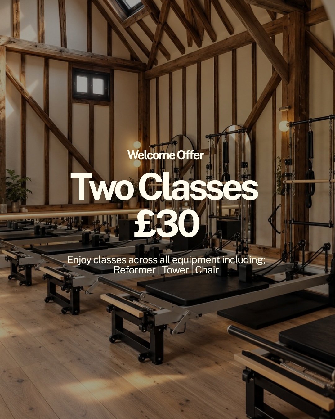 Don't wait until January to start! Enjoy our latest Intro Offer at the Studio NOW!
