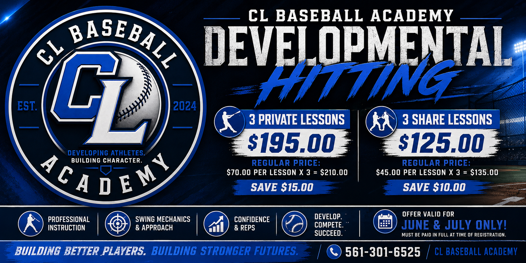 June Special: Baseball Hitting Share Sessions