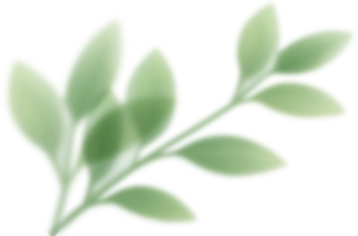A branch symbolizing Eco friendly water filtration.