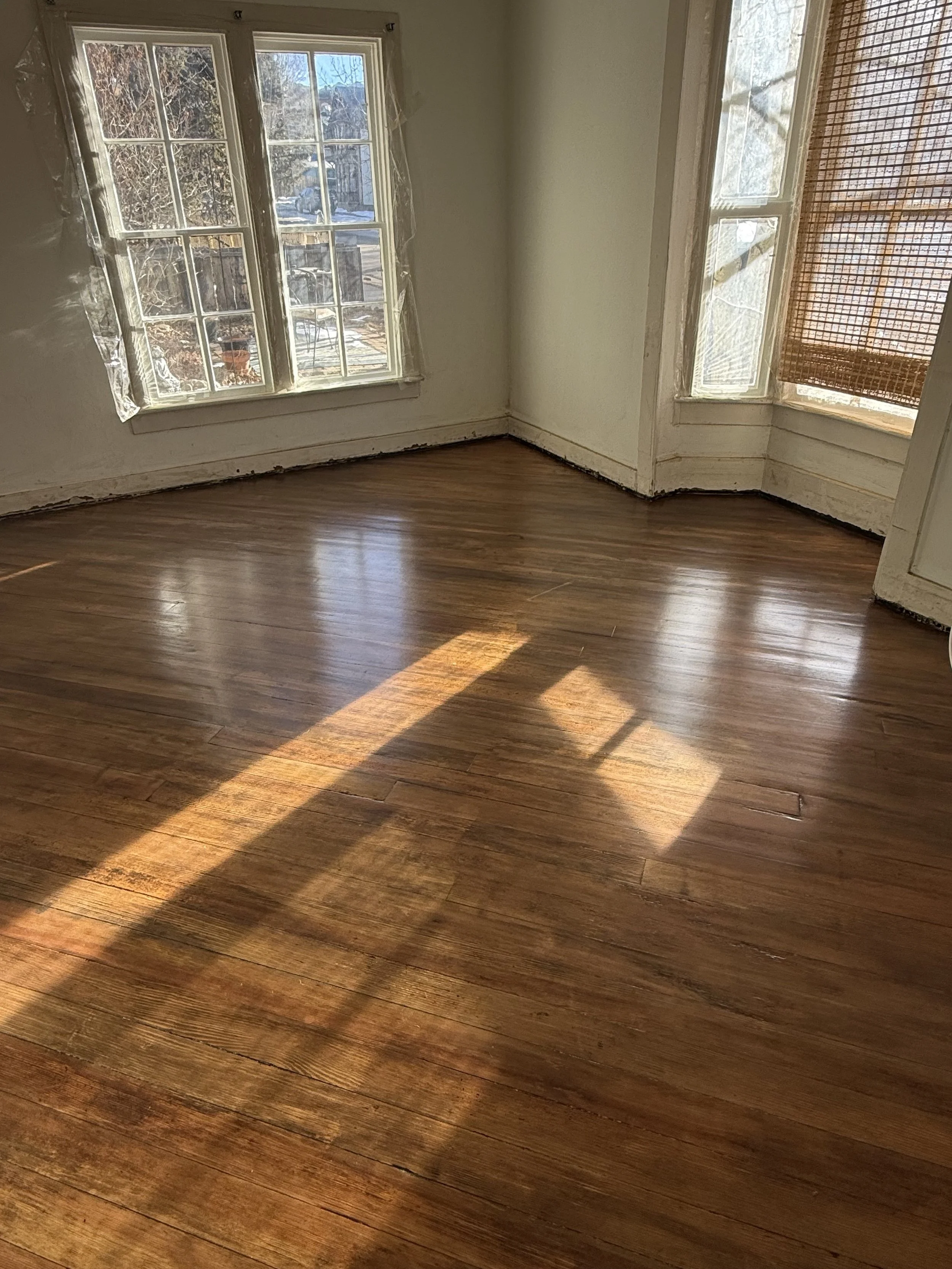 The Floor I Had to Ruin to Get Right         (a love letter to my living room floors)