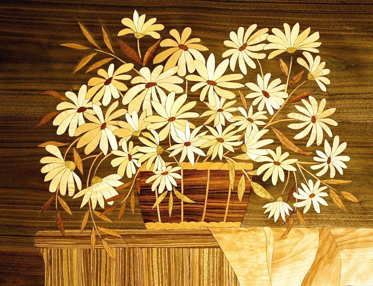 White Flowers in Vase