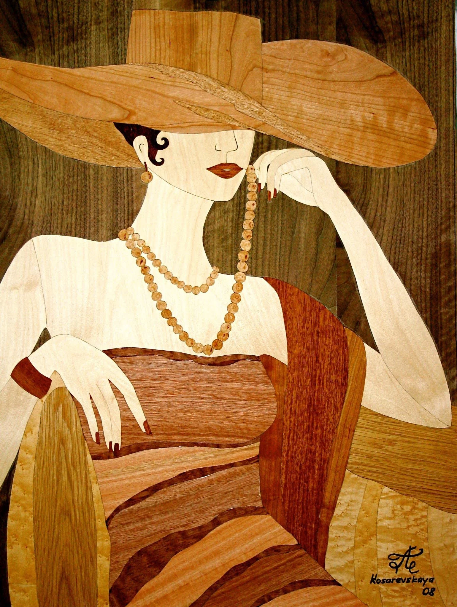 Lady In Pearls