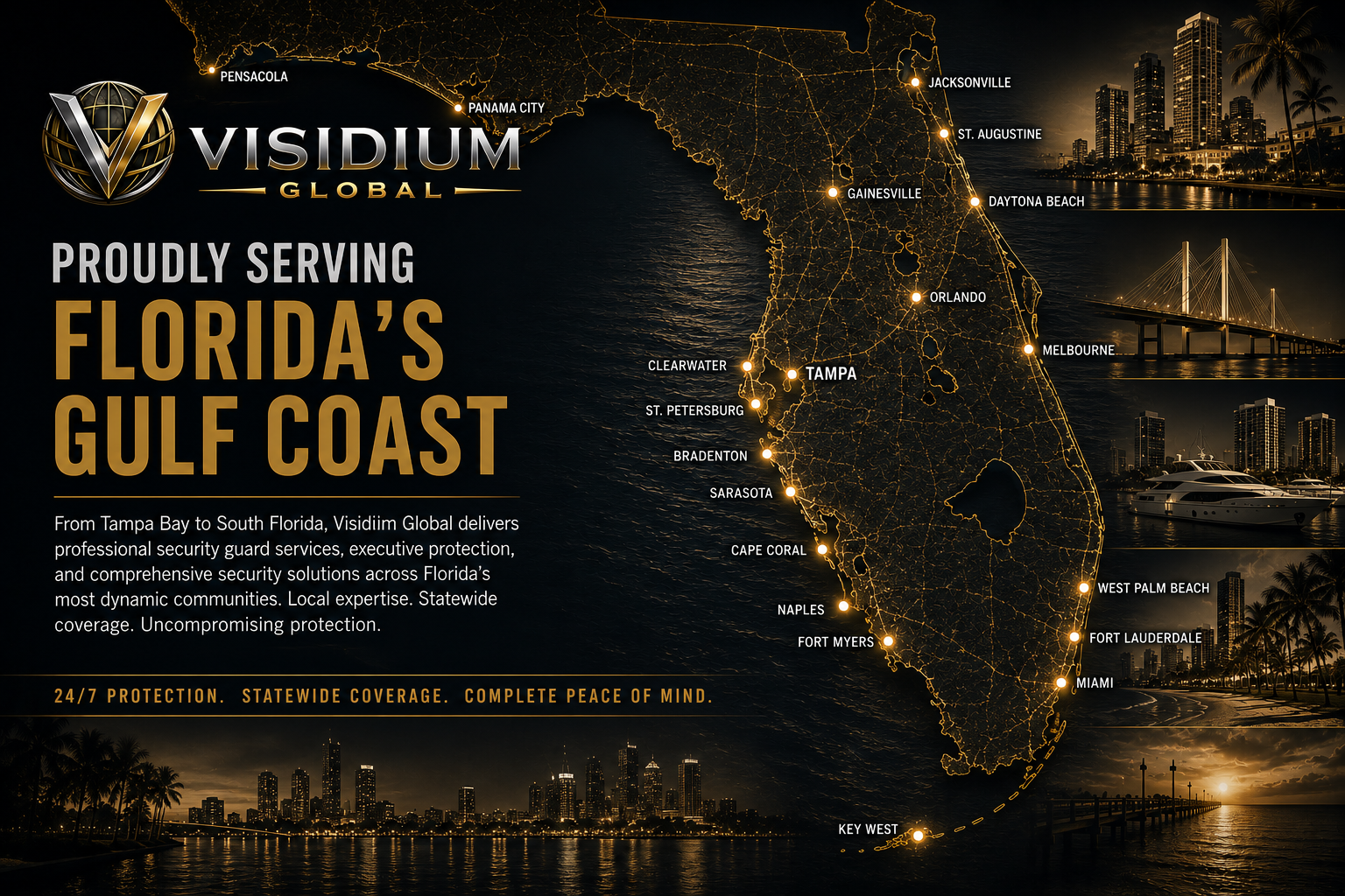Visidium Global Map of Florida
