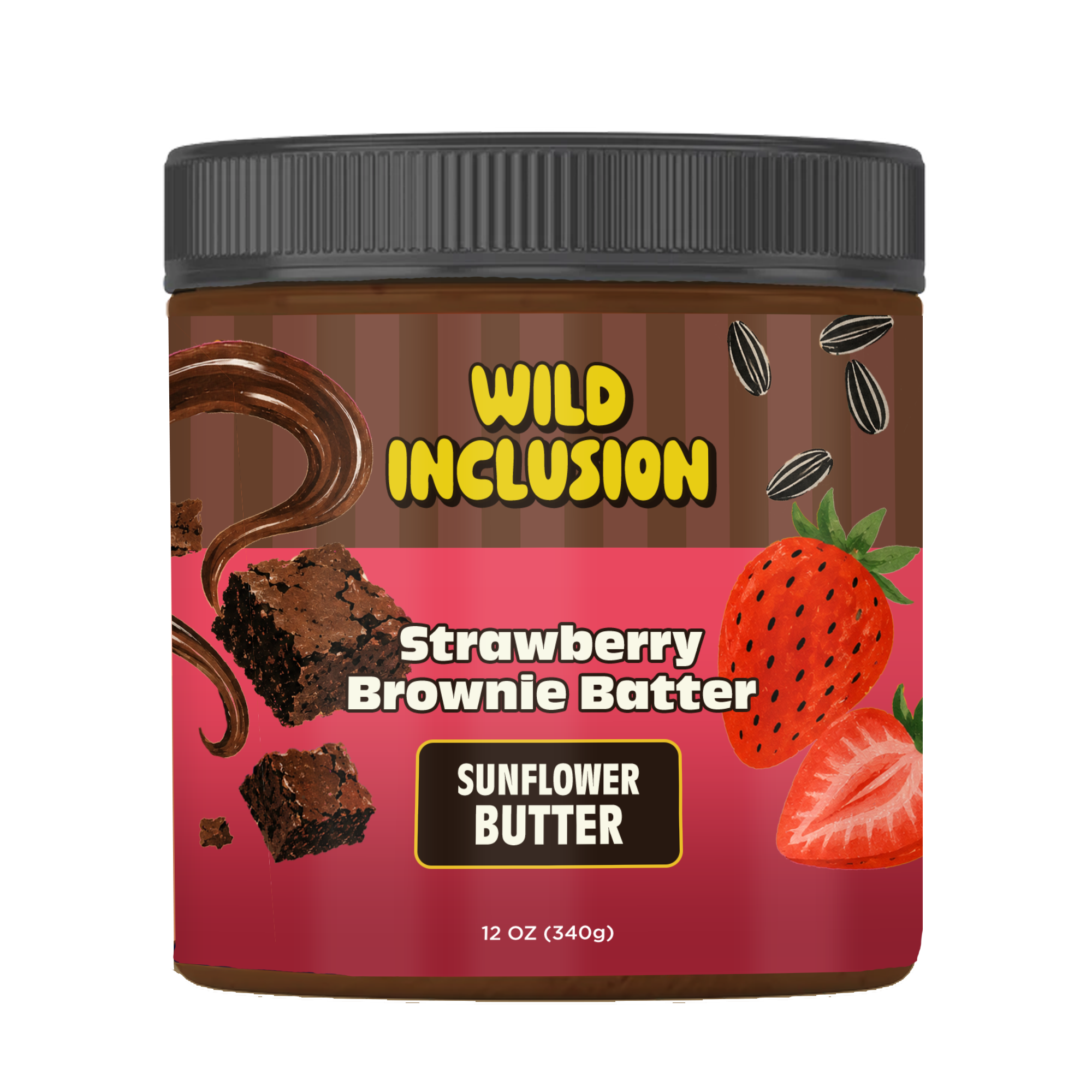 Strawberry Brownie Batter Sunflower Butter