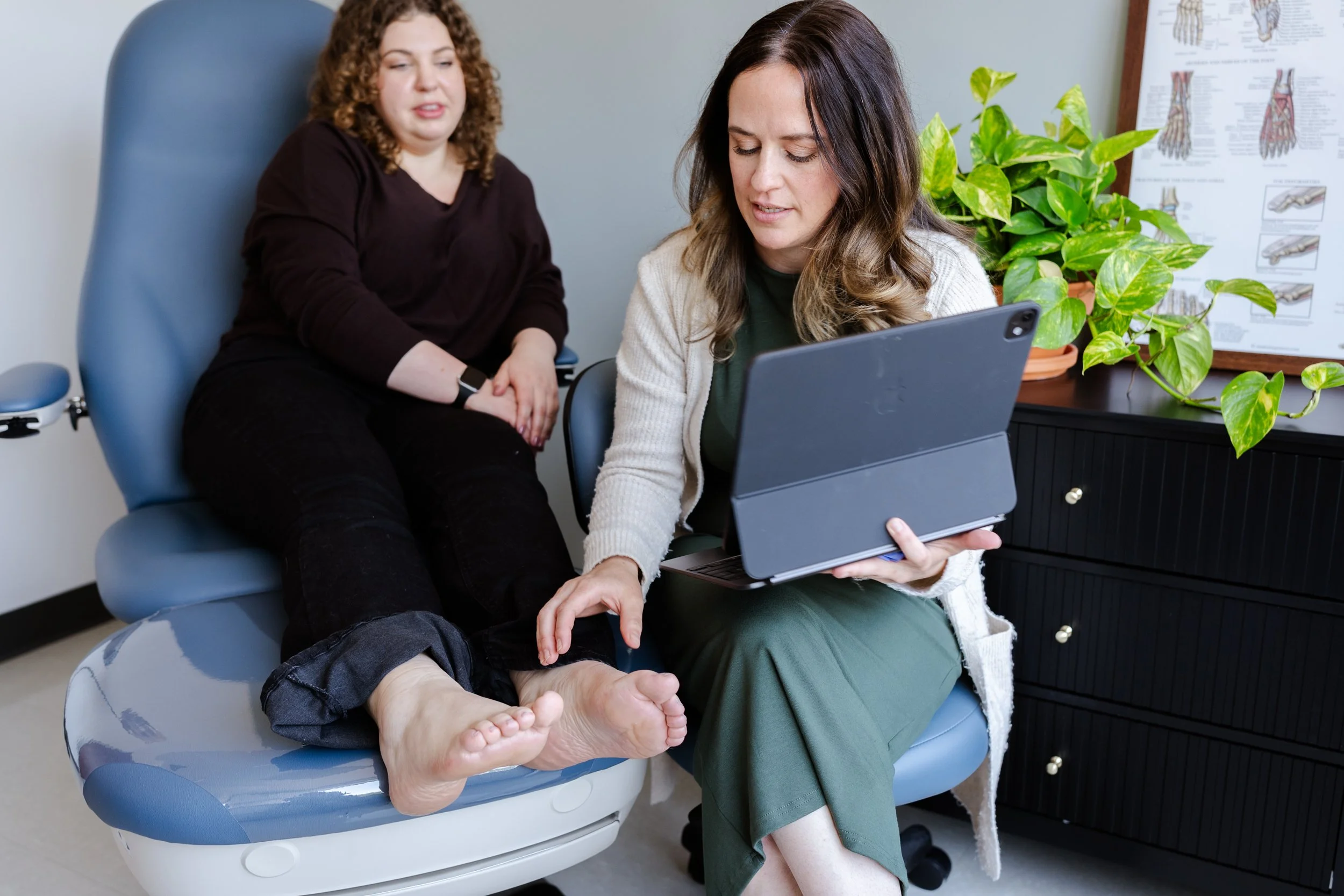 podiatry exam Dr Cate Stark Portsmouth NH