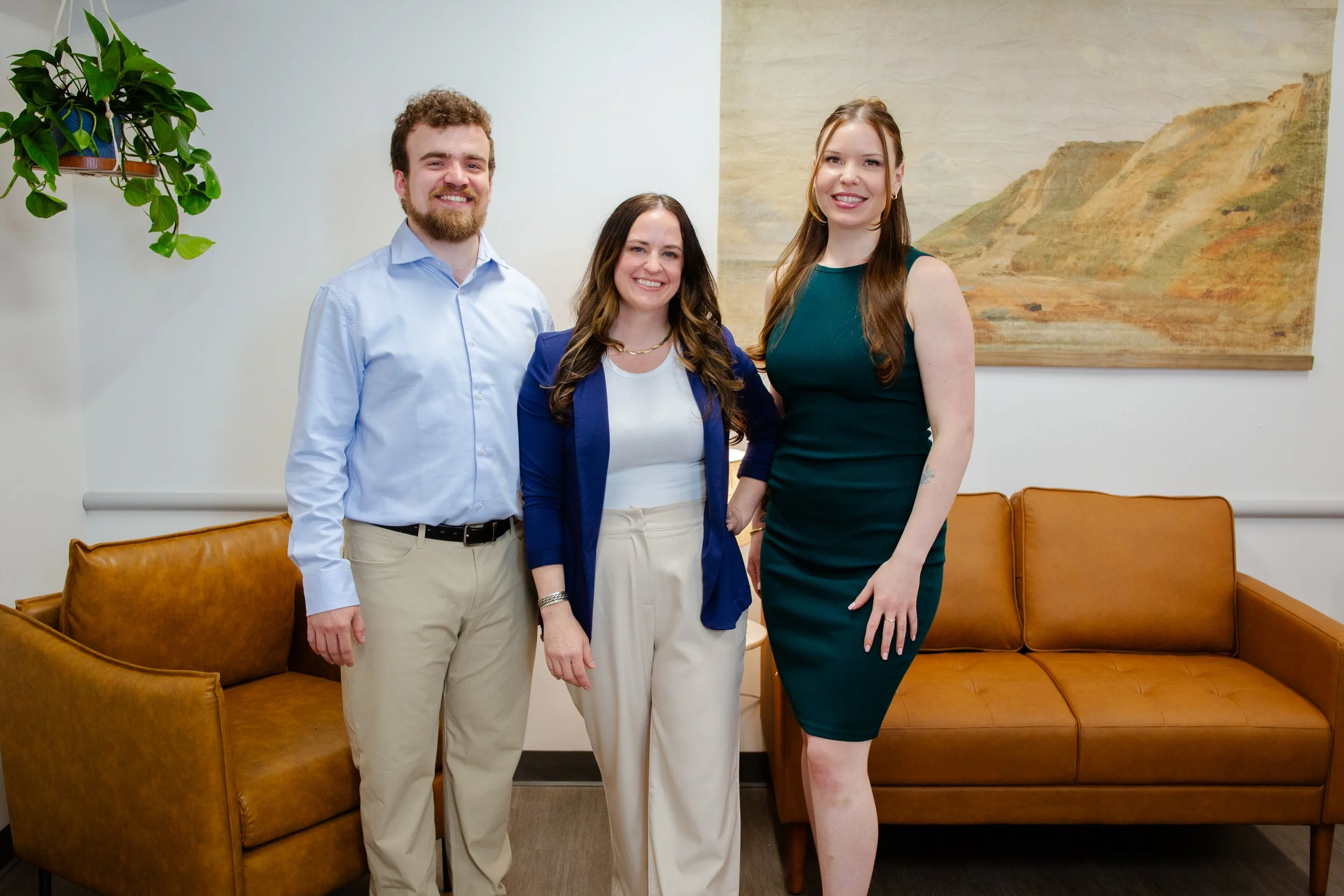Dr. Cate Stark podiatrist, Benjamin Lovern and Michaela Quigley Portsmouth NH