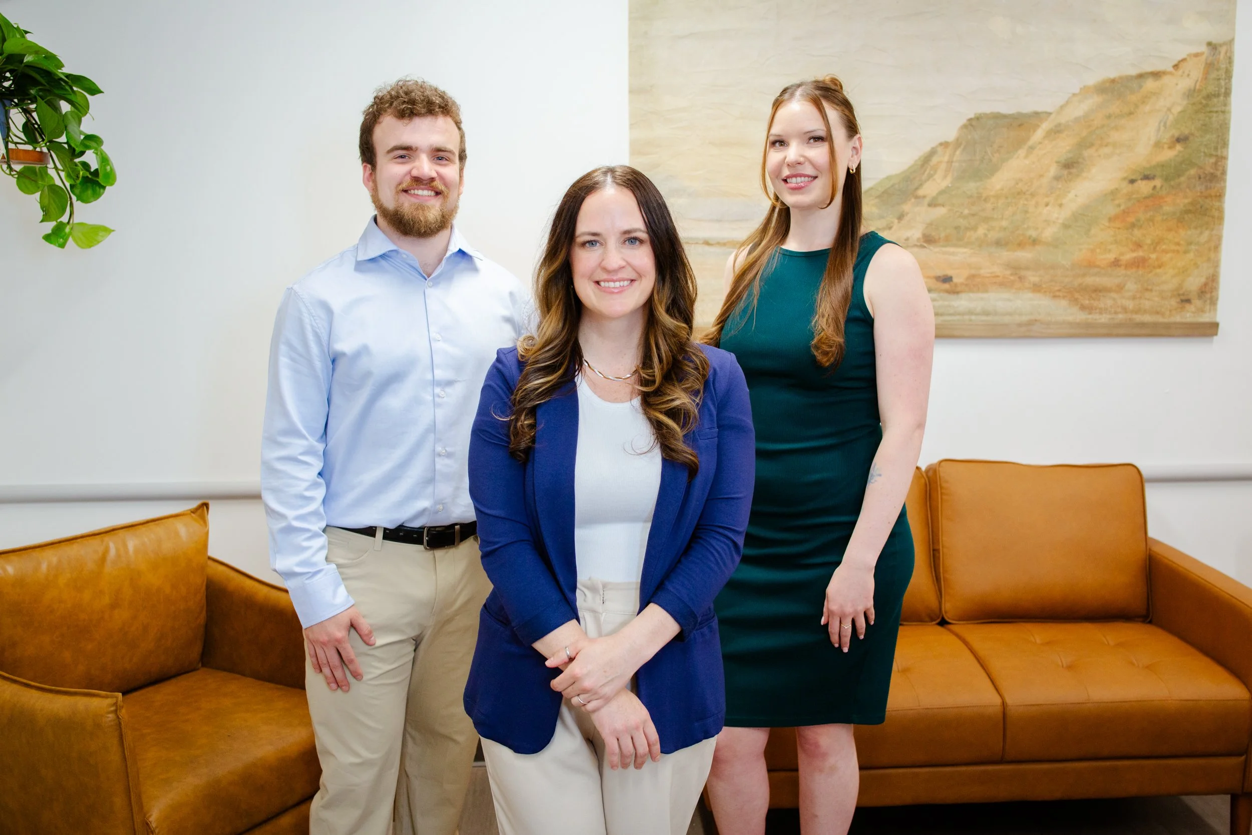 Dr. Cate Stark podiatrist, Benjamin Lovern and Michaela Quigley Portsmouth NH