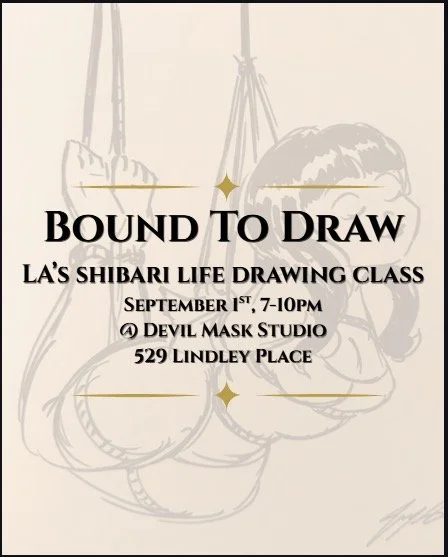 Bound to Draw: Live Shibari Figure Drawing