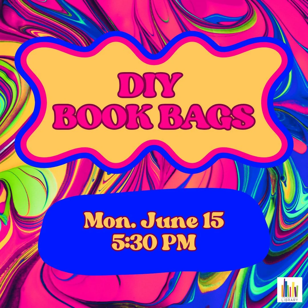 👜DIY BOOK BAGS FOR ADULTS⁠
Monday, June 15⁠
5:30 - 7:00 PM⁠
⁠
Join us as we decorate canvas totes to become our new bag for library books. Adults only, please. Open to those with or without a library card!⁠
⁠
www.harrisburglibrary.org