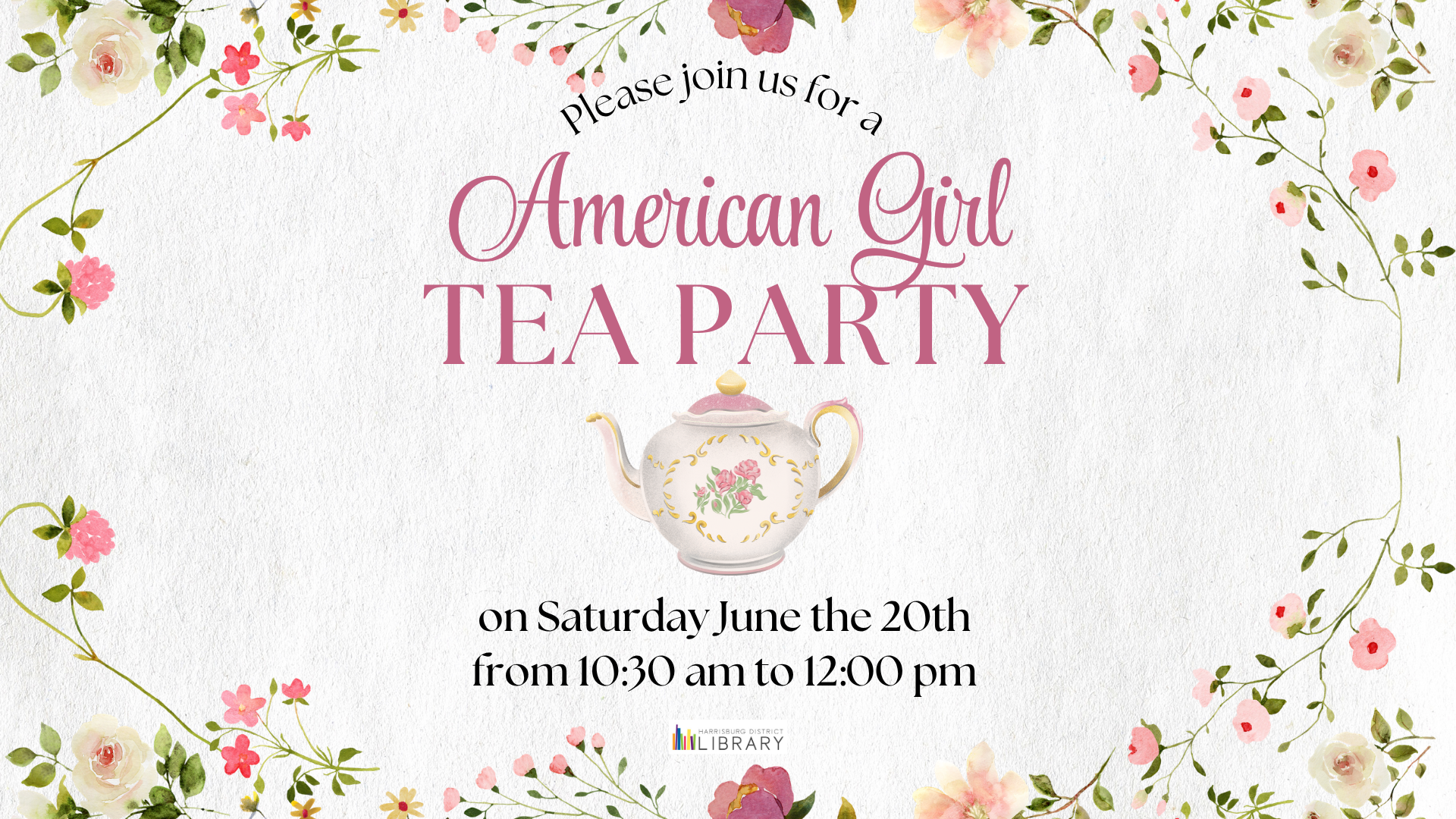 American Girl Tea Party