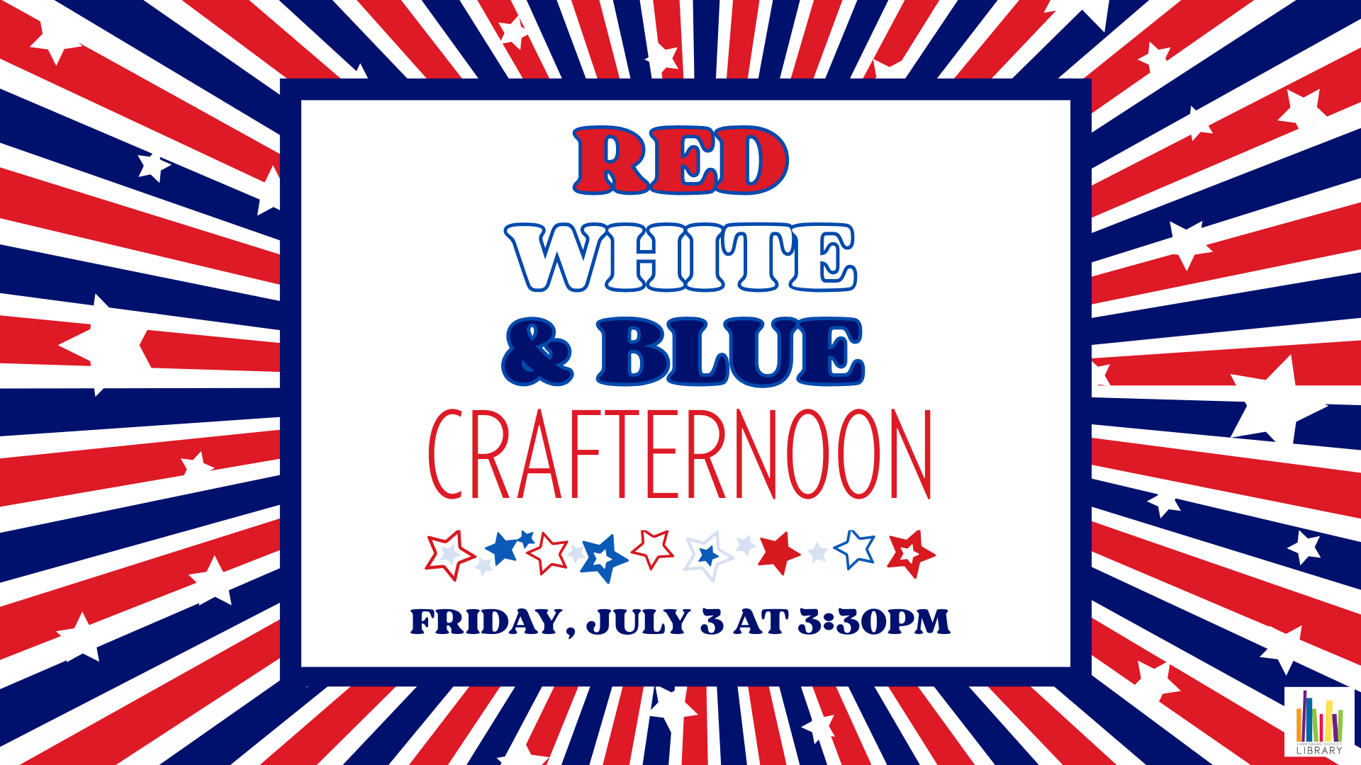 Red, White, & Blue Crafternoon