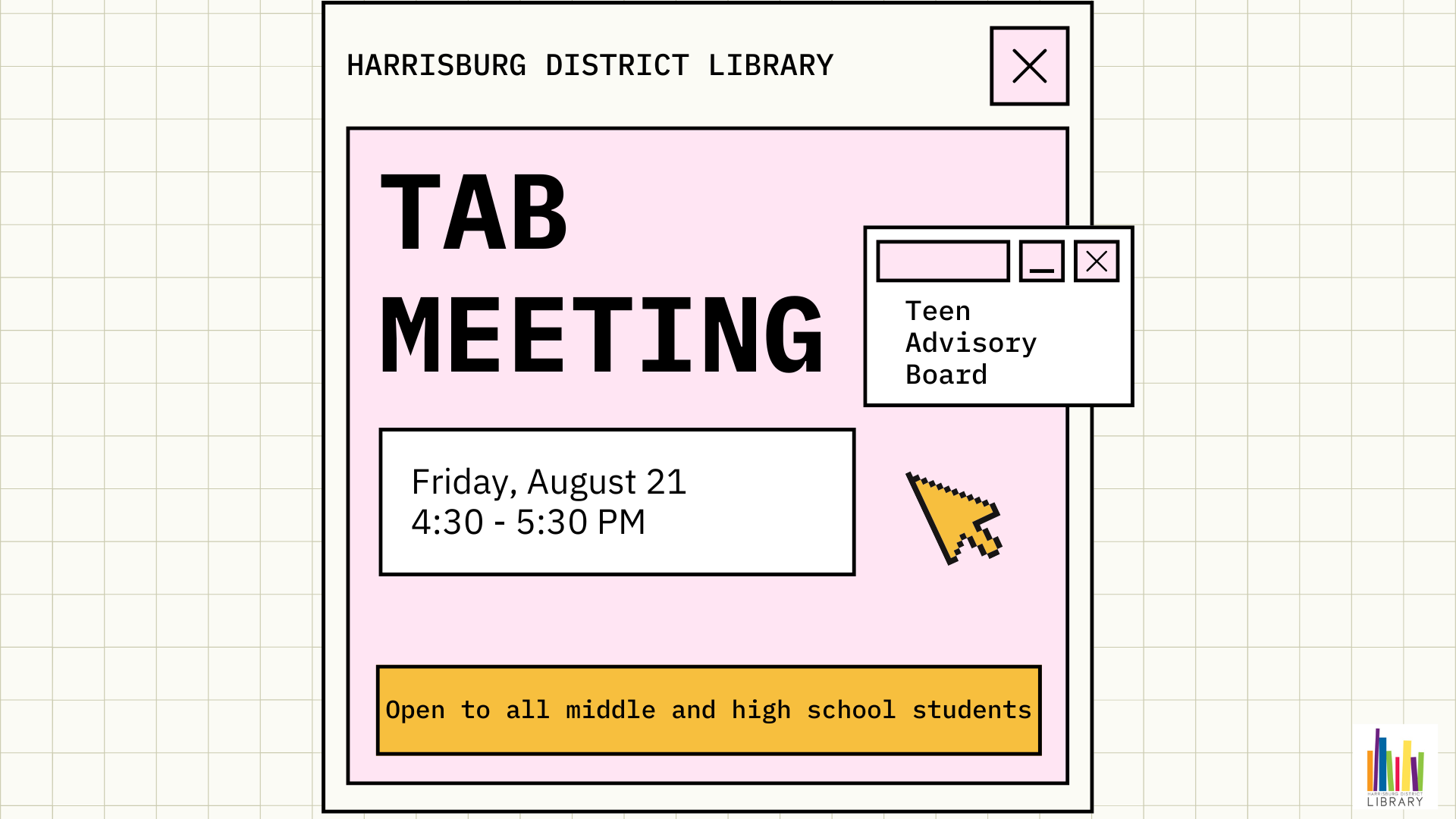 Teen Advisory Board (TAB) Meeting