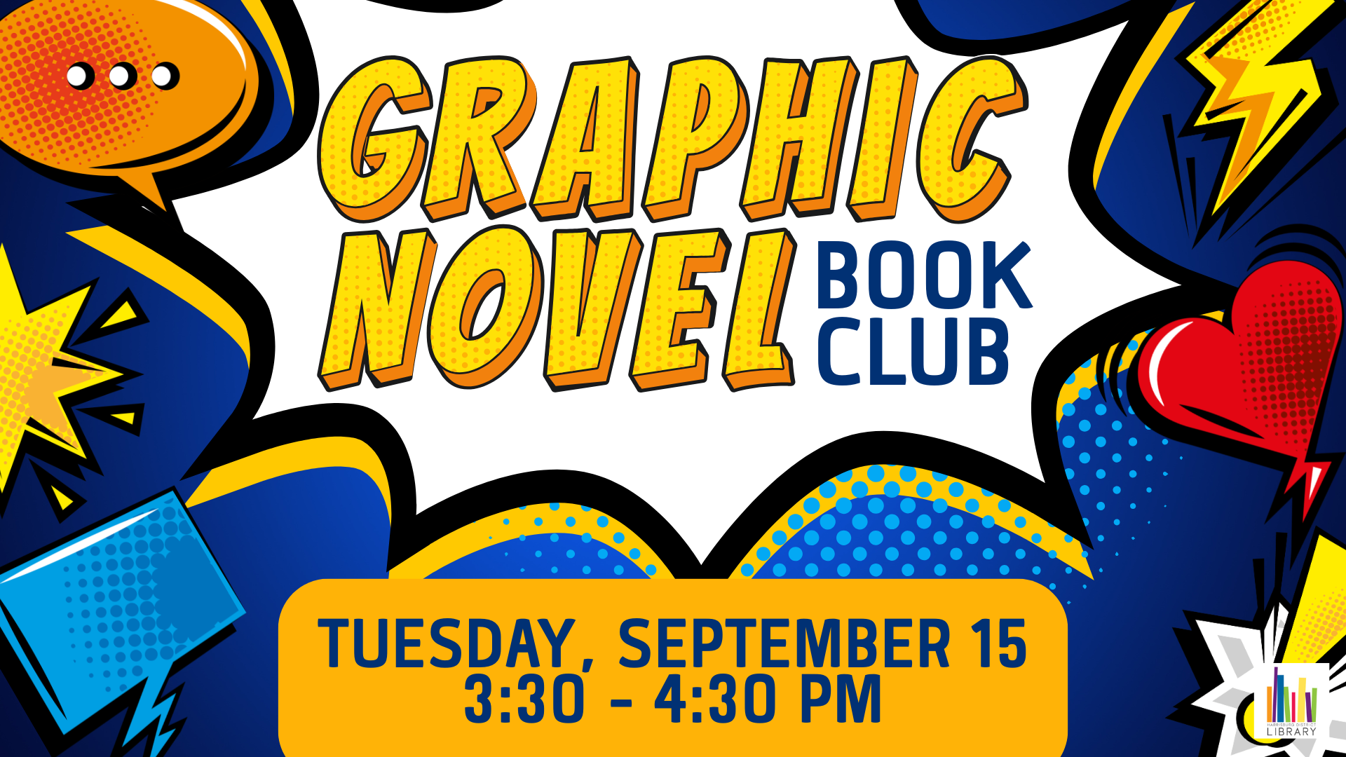 Graphic Novel Book Club for Tweens