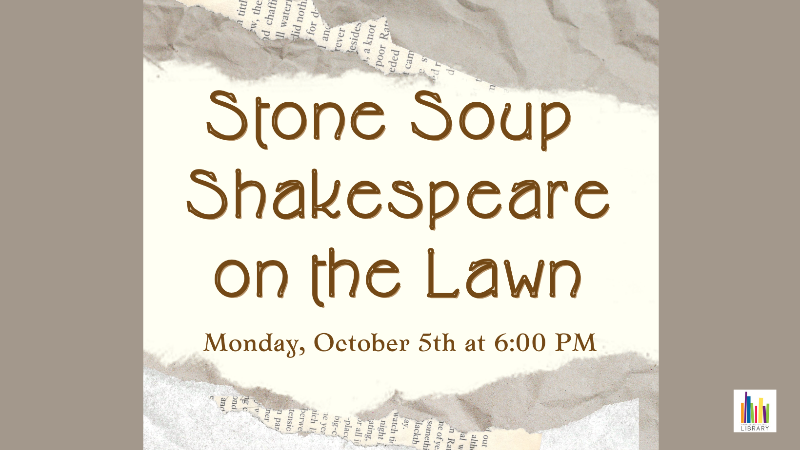 Stone Soup Shakespeare on the Lawn